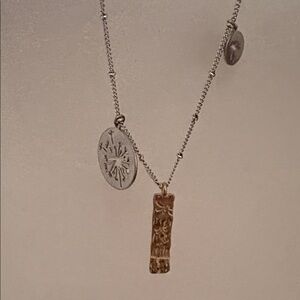 J. Jill Silver and Gold Necklace